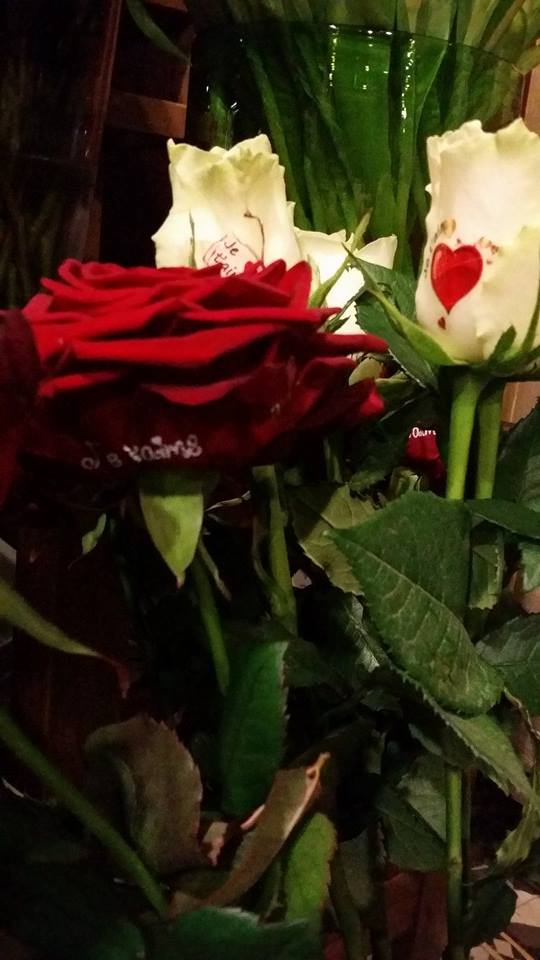 Saint Valentin 14 février 2018 fleuriste valenciennes rose amour bouquet hé fleur et moi
