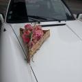 Mariage valenciennes bouquet de mariée voiture