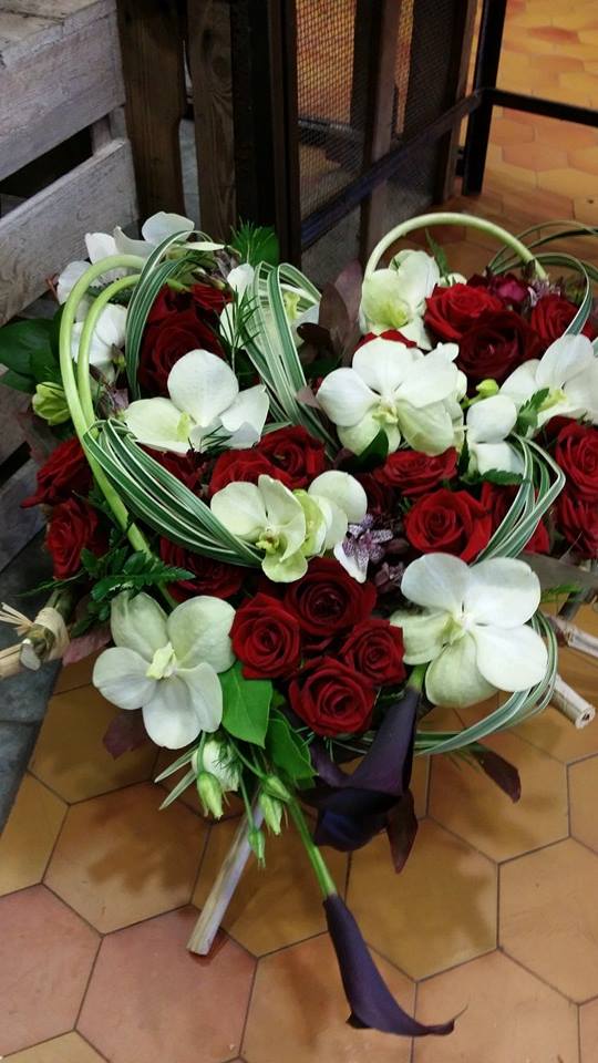 deuil enterrement valenciennes coeur fleurs fleuriste hé fleur et moi le Quesnoy Saint amant Denain