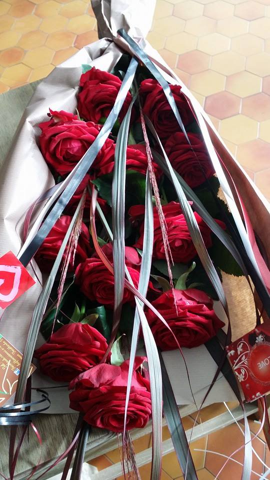 Saint Valentin 14 février 2018 fleuriste valenciennes rose amour bouquet hé fleur et moi