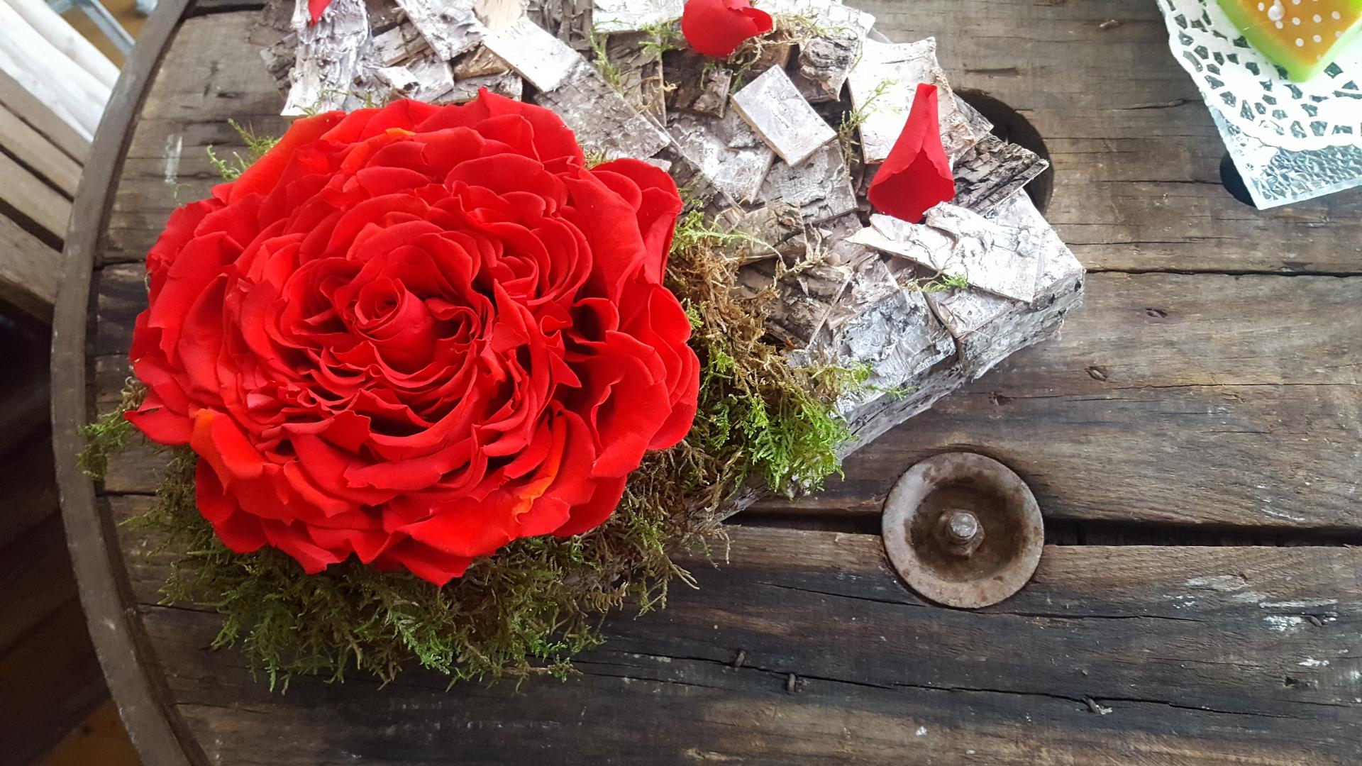 Fête des mères Coeur rose eternelle glamelia Hé fleur et moi fleuriste valenciennes fleurs Denain Saint Amand Le Quesnoy