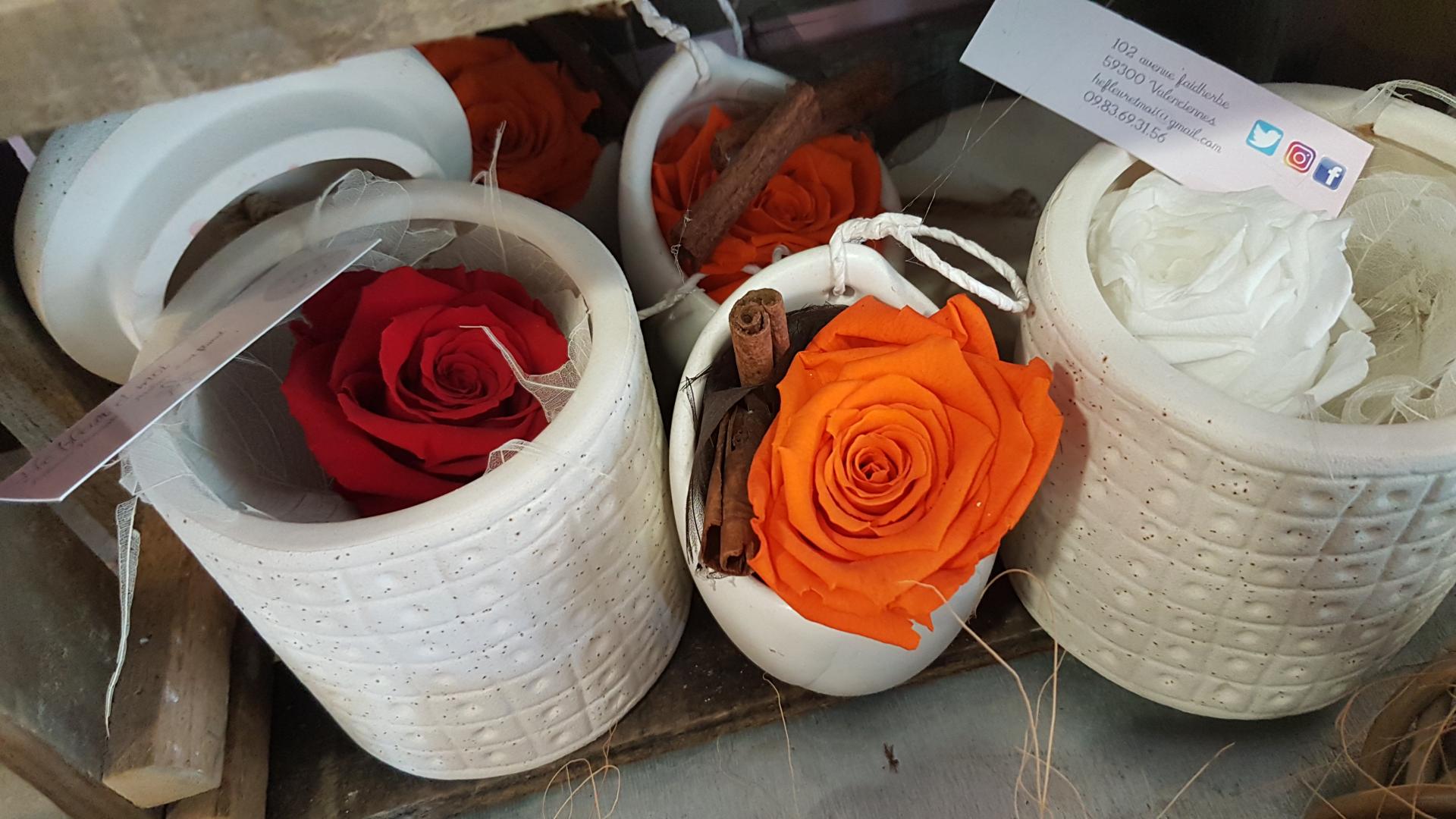 Rose éternelle Hé fleur et moi fleuriste de Valenciennes