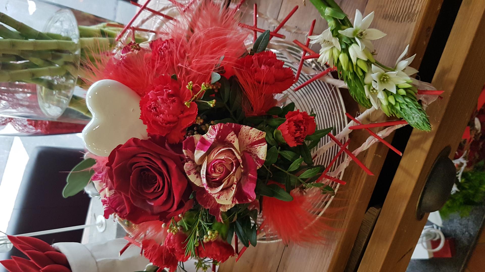 Art floral Valenciennes Hé fleur et moi fleuriste saint Valentin 2019