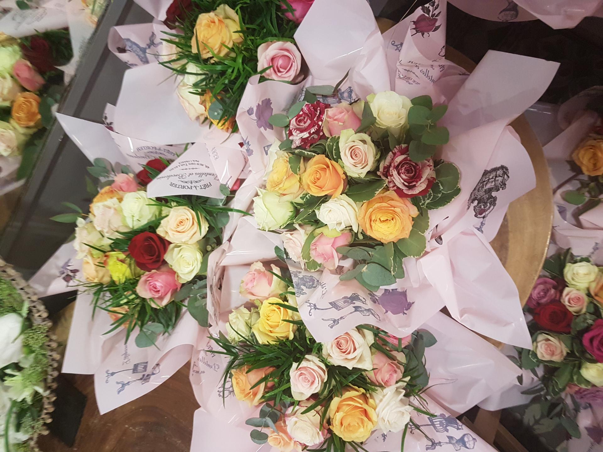 Bouquet de fleurs anniversaire naissance mariage chez hé fleur et moi fleuriste de Valenciennes bouquet