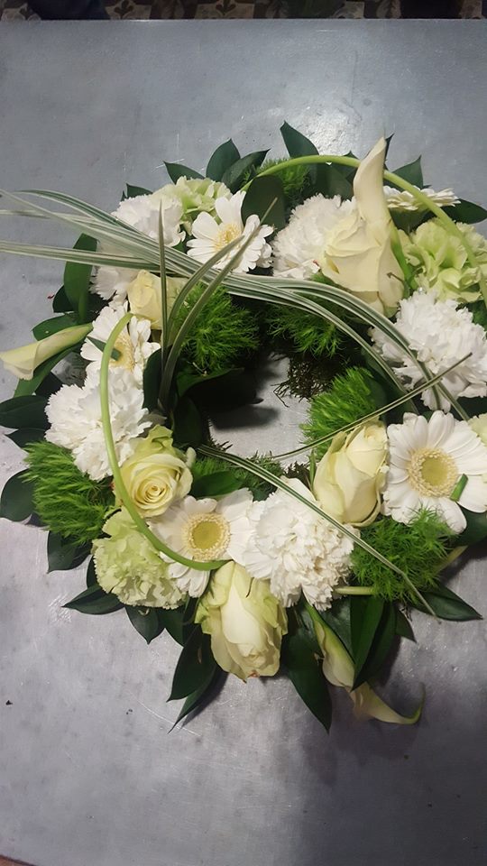 couronne deuil Valenciennes fleuriste Hé fleur et moi
