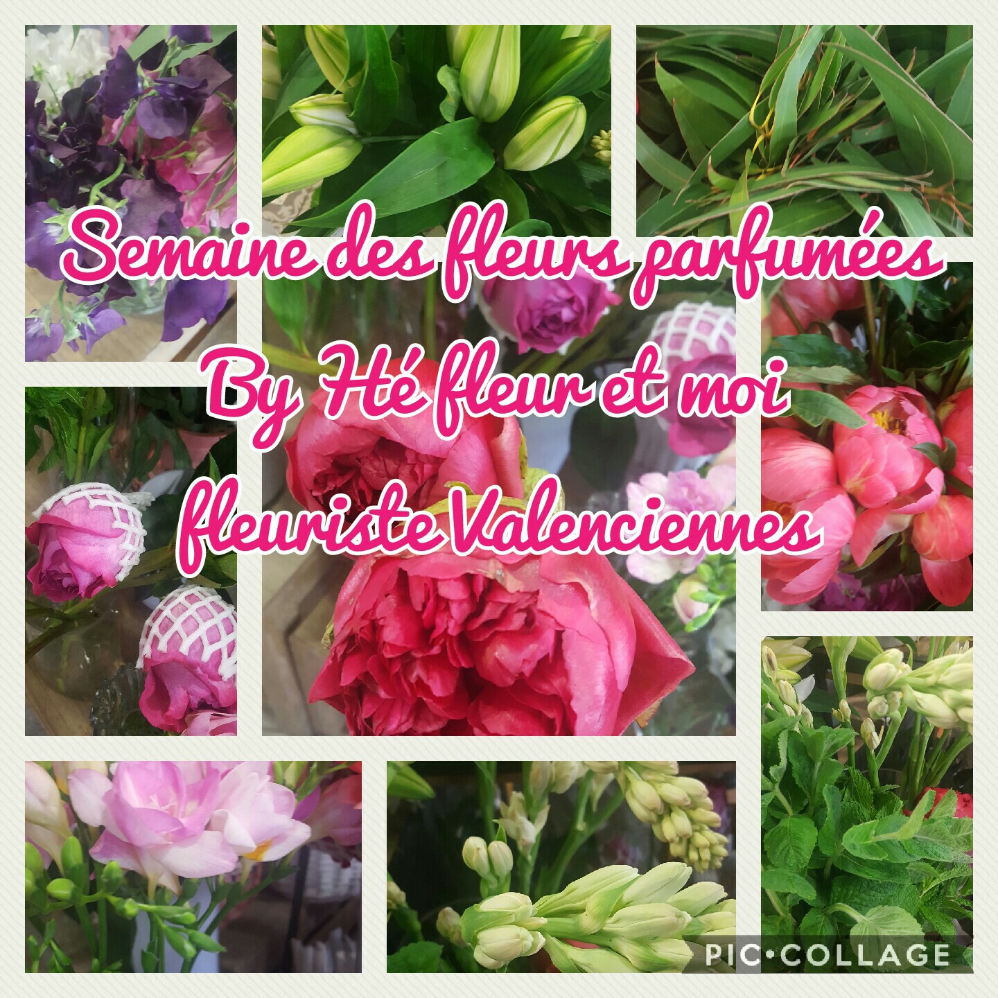 Semaine des fleurs parfumées By Hé fleur et moi fleuriste valenciennes