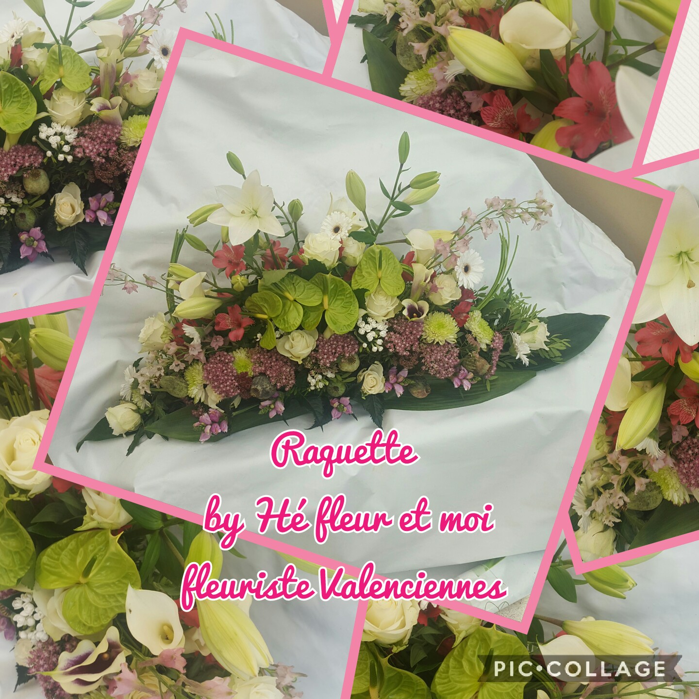 Dernier hommage deuil by Hé fleur et moi fleuriste Valenciennes nord Hainaut enterrement