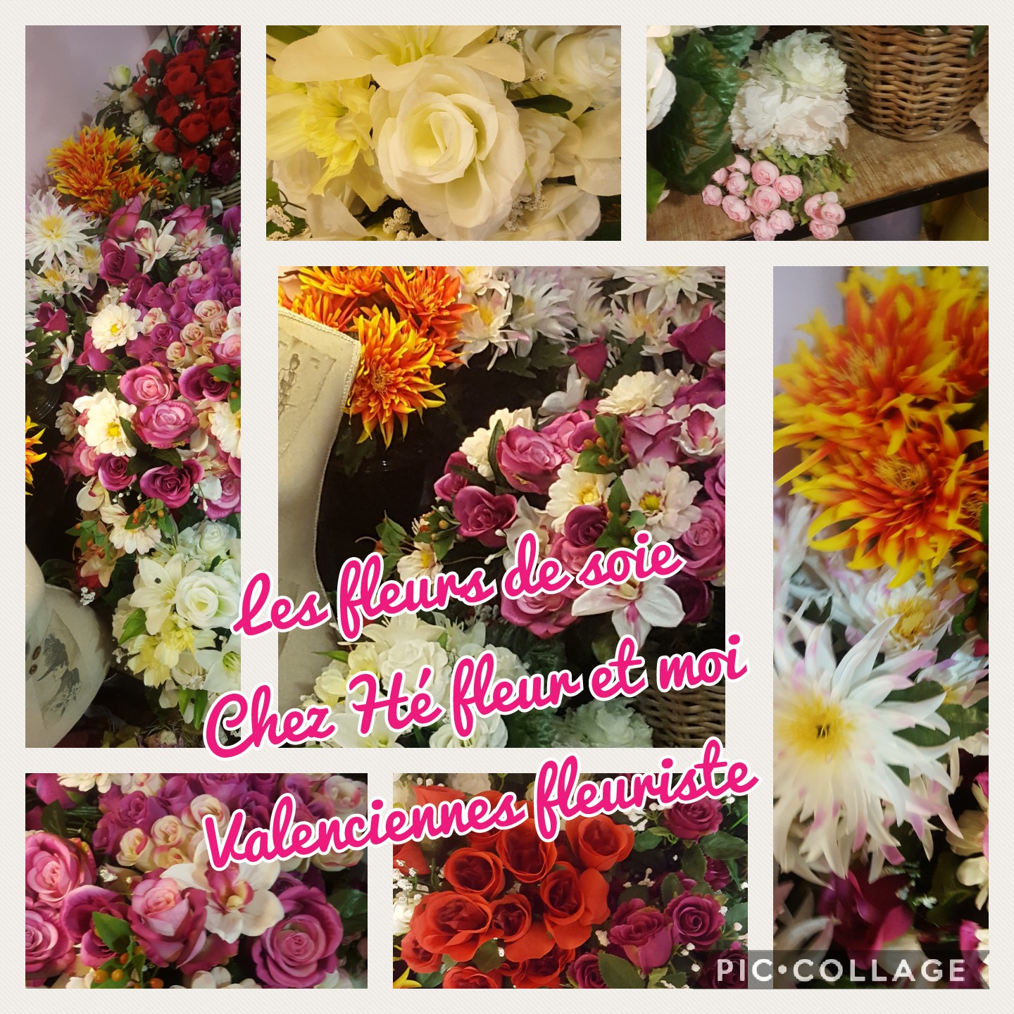 Pour la Toussaint votre artisan-fleuriste de Valenciennes Hé fleur et moi vous propose des bouquets de fleurs de soie. Un moyen de fleurir vos chers disparus #toussaint #fleurs #fl