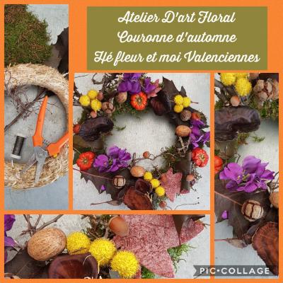 Cours d'art floral par Hé fleur et moi fleuriste de Valenciennes nord