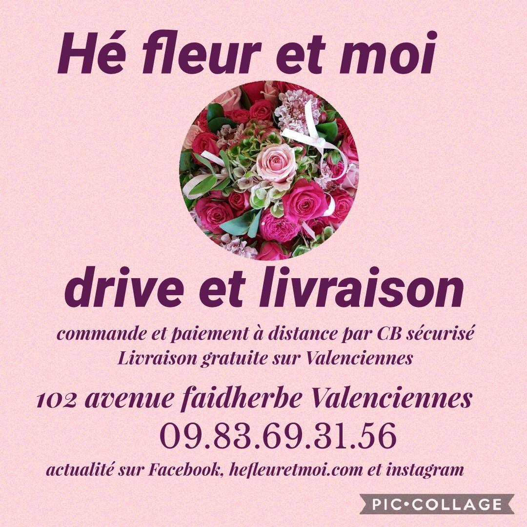 Fleuriste à Valenciennes - Hé fleur et moi - bouquet - deuil - jardin -  livraison