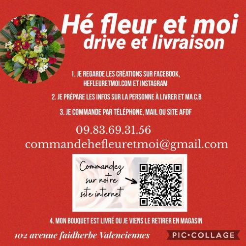 Commandez vos bouquets de fleurs livraison valenciennes