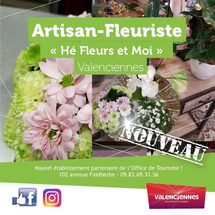 Partenariat hé fleur et moi office de tourisme de valenciennes