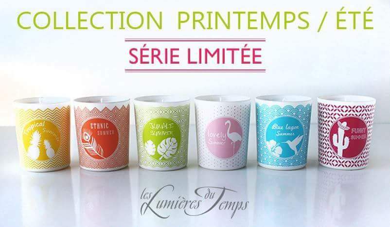 Bougie parfumée lumières du temps chez Hé fleur et moi fleuriste valenciennes