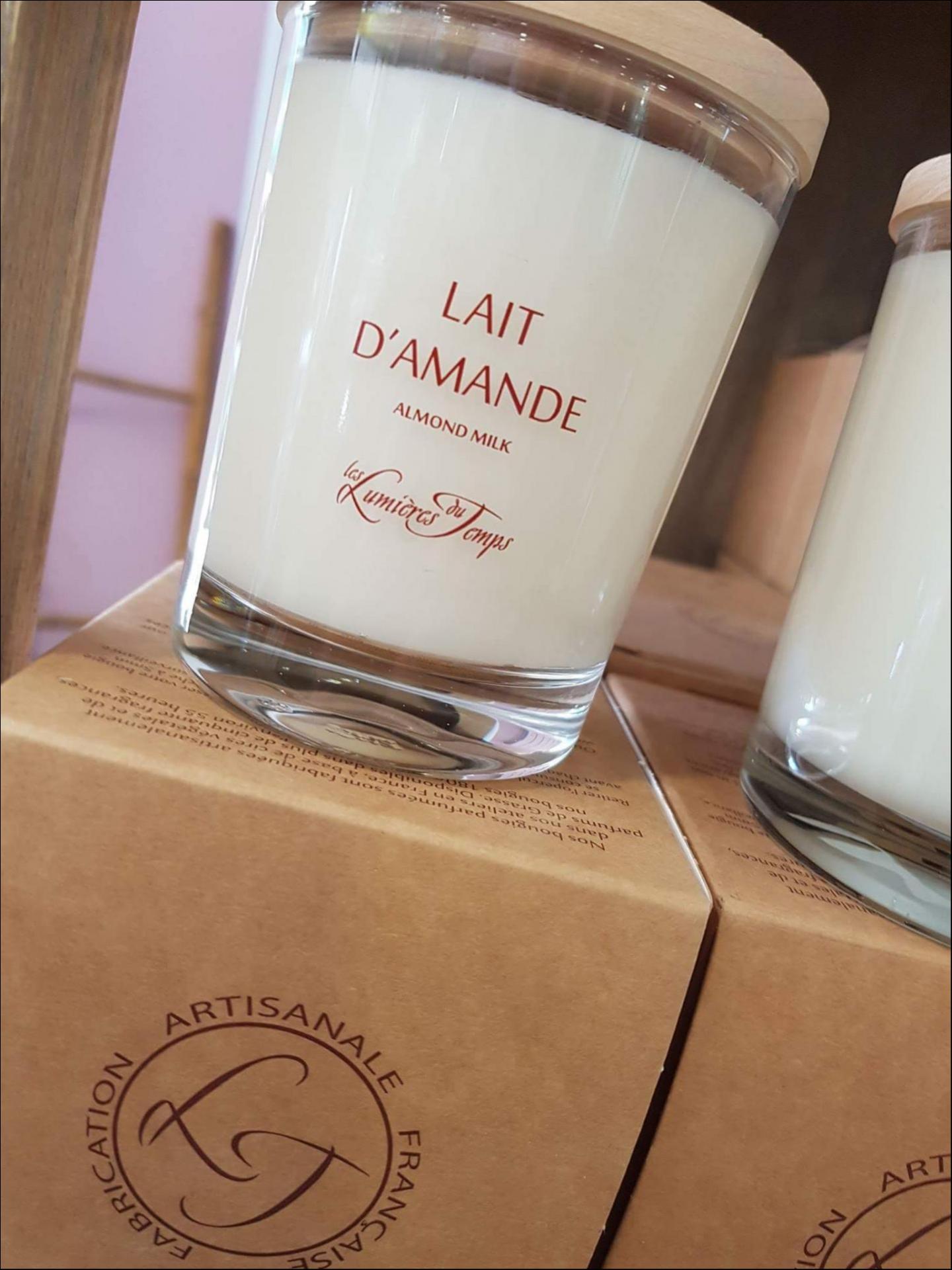 Bougie parfumée Lumières du temps Hé fleur et moi fleuriste de Valenciennes