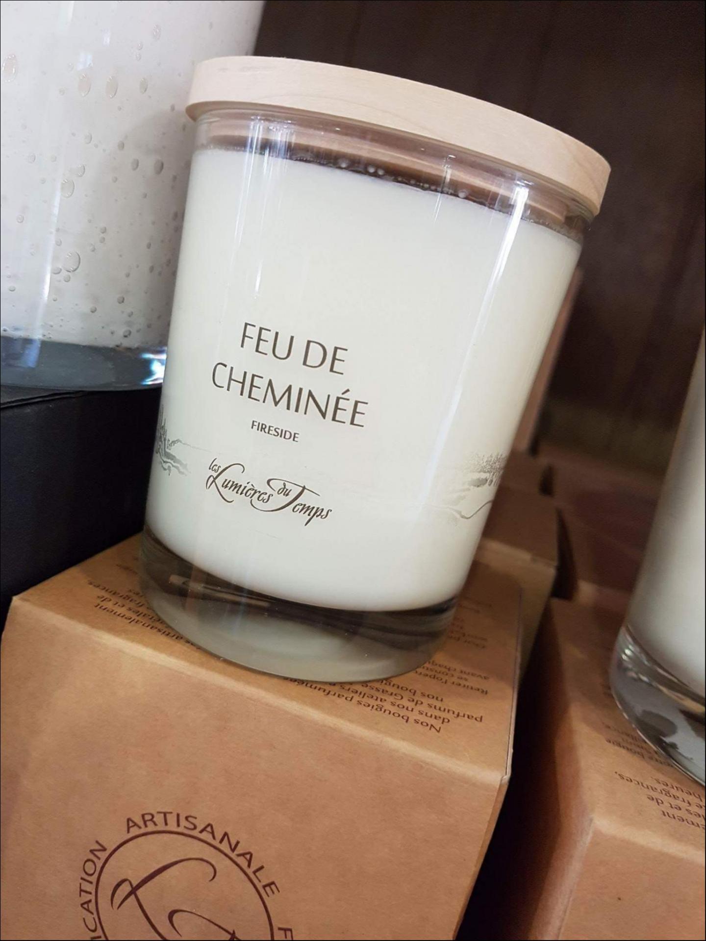 Bougie parfumée Lumières du temps Hé fleur et moi fleuriste de Valenciennes