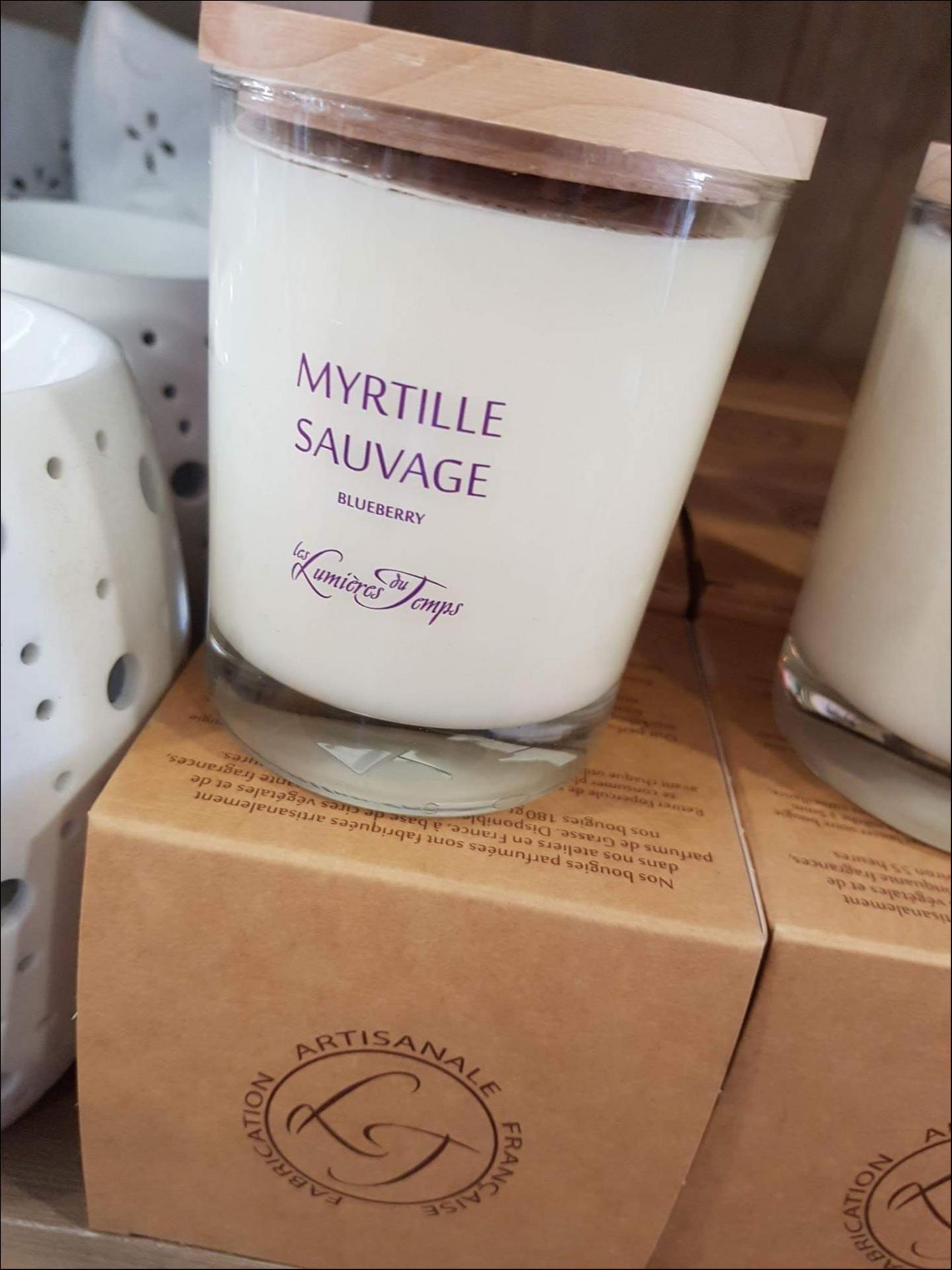 Bougie parfumée Lumières du temps Hé fleur et moi fleuriste de Valenciennes