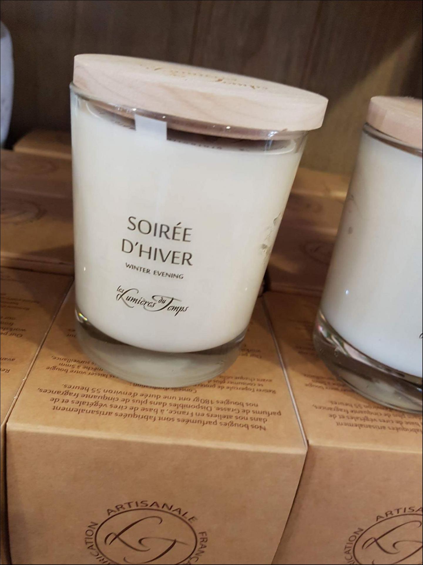 Bougie parfumée Lumières du temps Hé fleur et moi fleuriste de Valenciennes