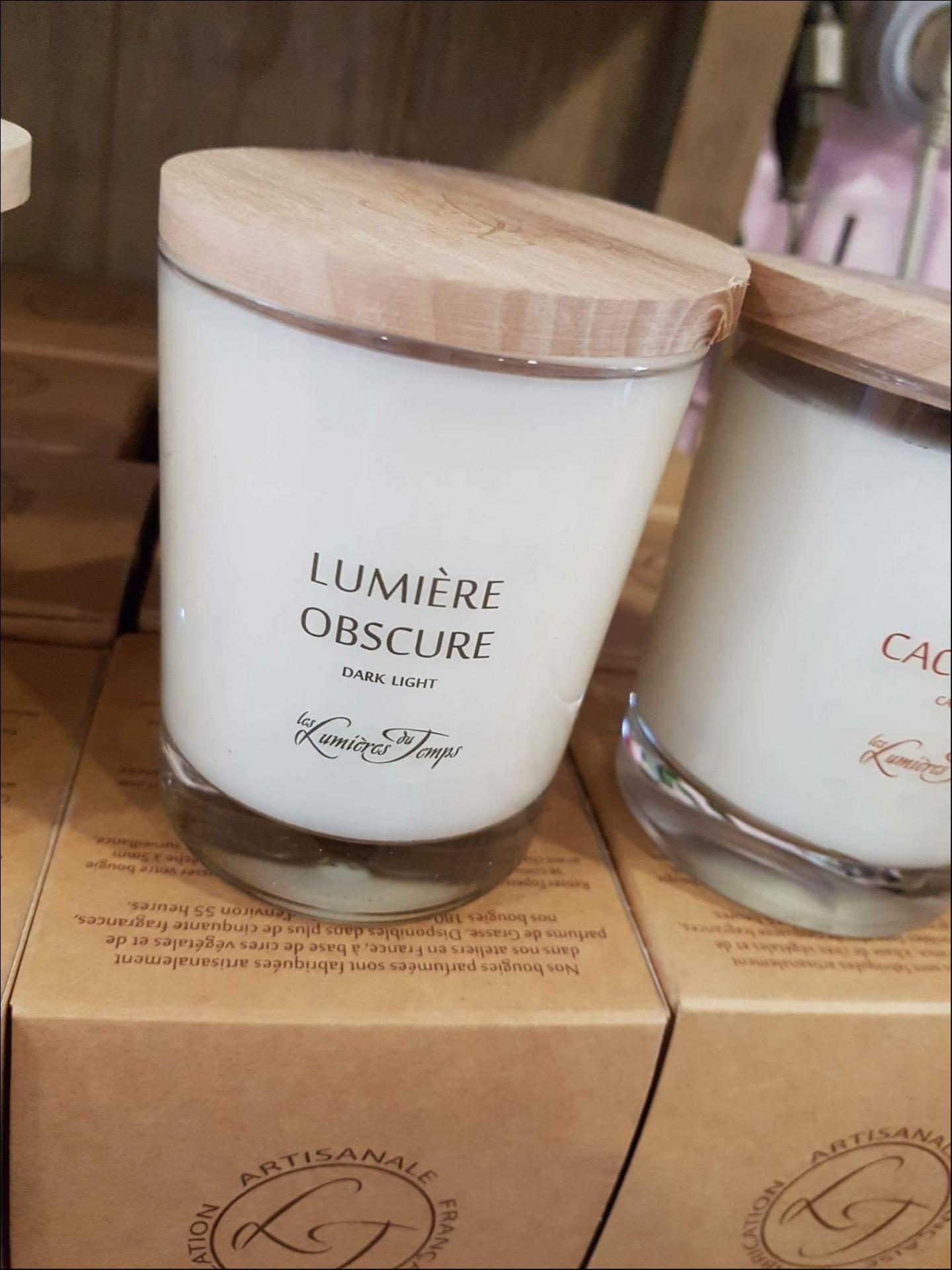 Bougie parfumée Lumières du temps Hé fleur et moi fleuriste de Valenciennes