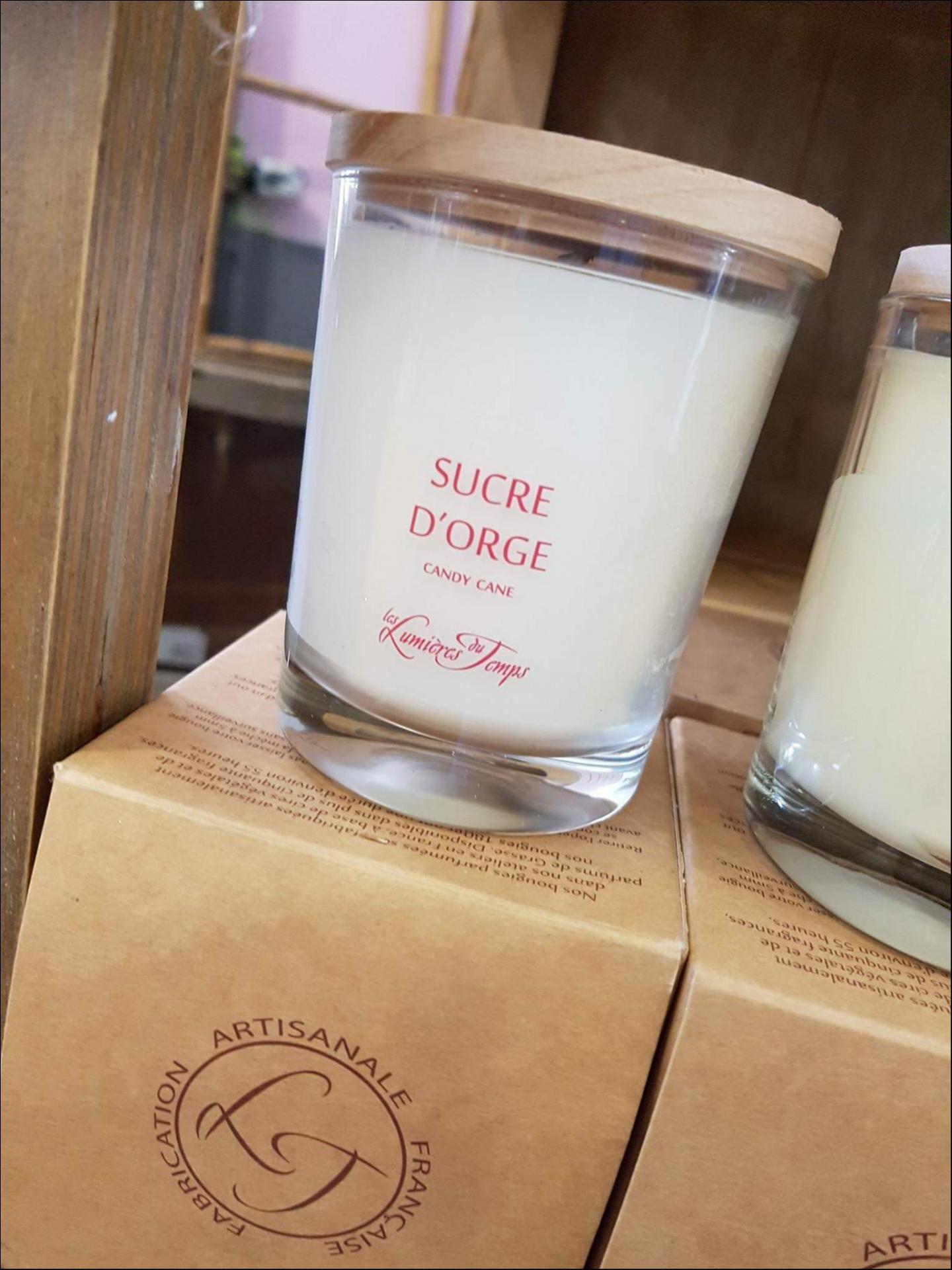 Bougie parfumée Lumières du temps Hé fleur et moi fleuriste de Valenciennes