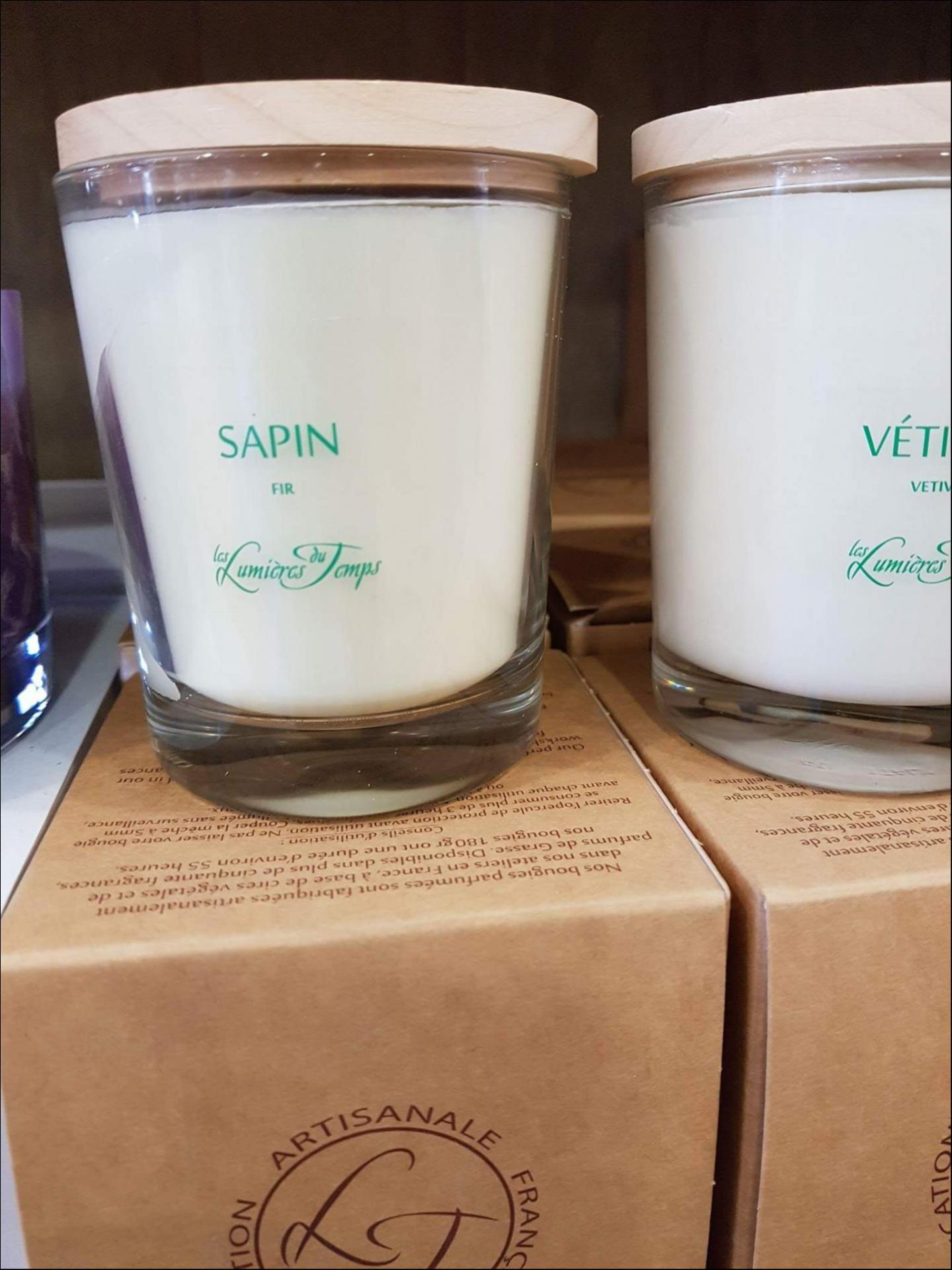 Bougie parfumée Lumières du temps Hé fleur et moi fleuriste de Valenciennes