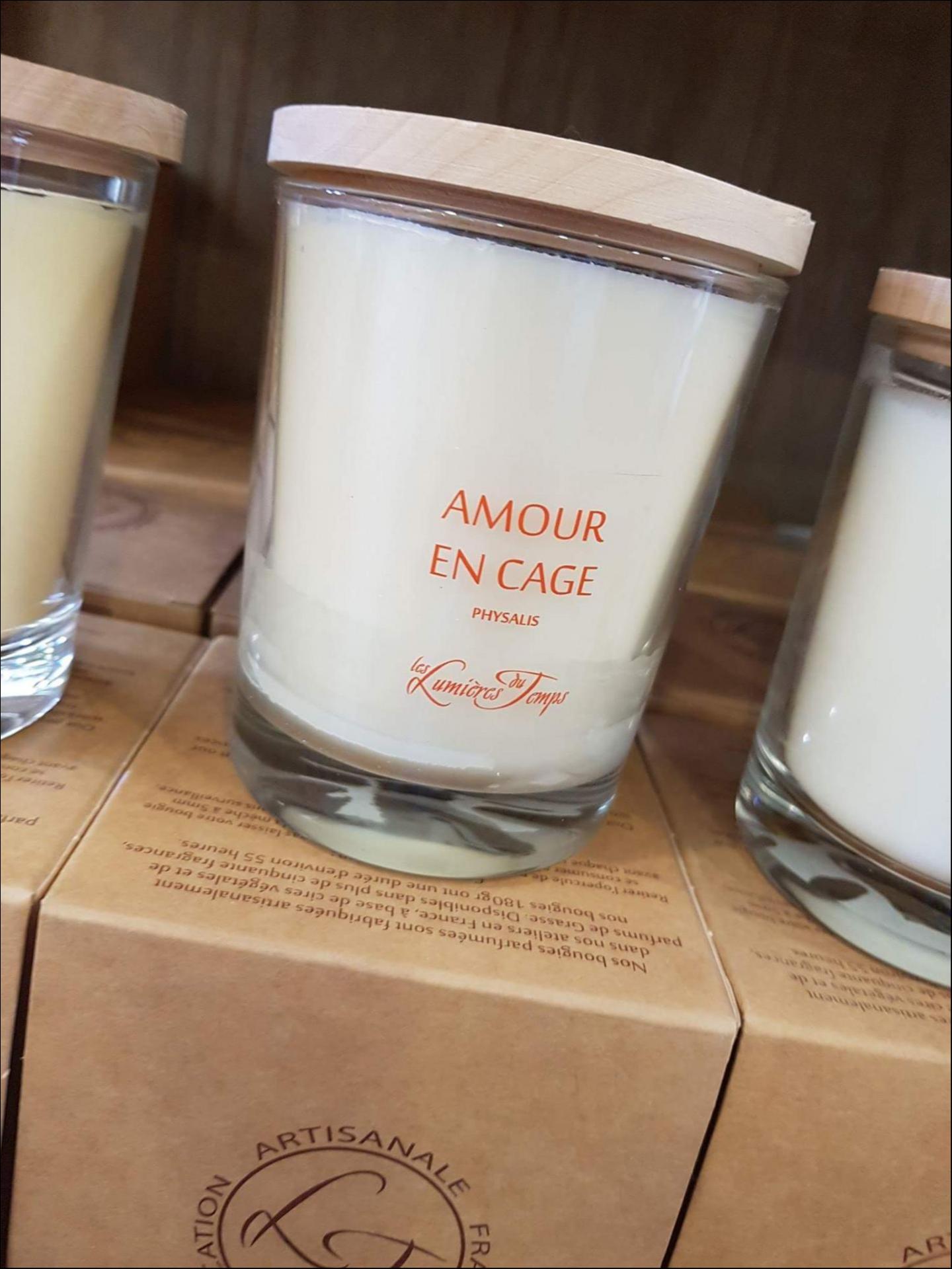 Bougie parfumée Lumières du temps Hé fleur et moi fleuriste de Valenciennes