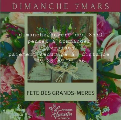 fete des grand-mère mamies chez hé fleur et moi fleuriste de Valenciennes