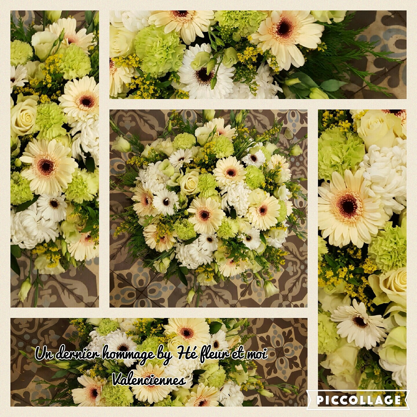 Deuil valenciennes fleurs fleuriste hé fleur et moi le Quesnoy Saint amant Denain