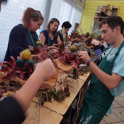 Cours d'art floral par Hé fleur et moi fleuriste de Valenciennes nord