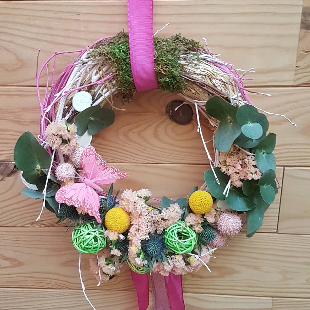 Couronne de paques fleuriste Hé fleur et moi fleuriste de Valenciennes bouquet