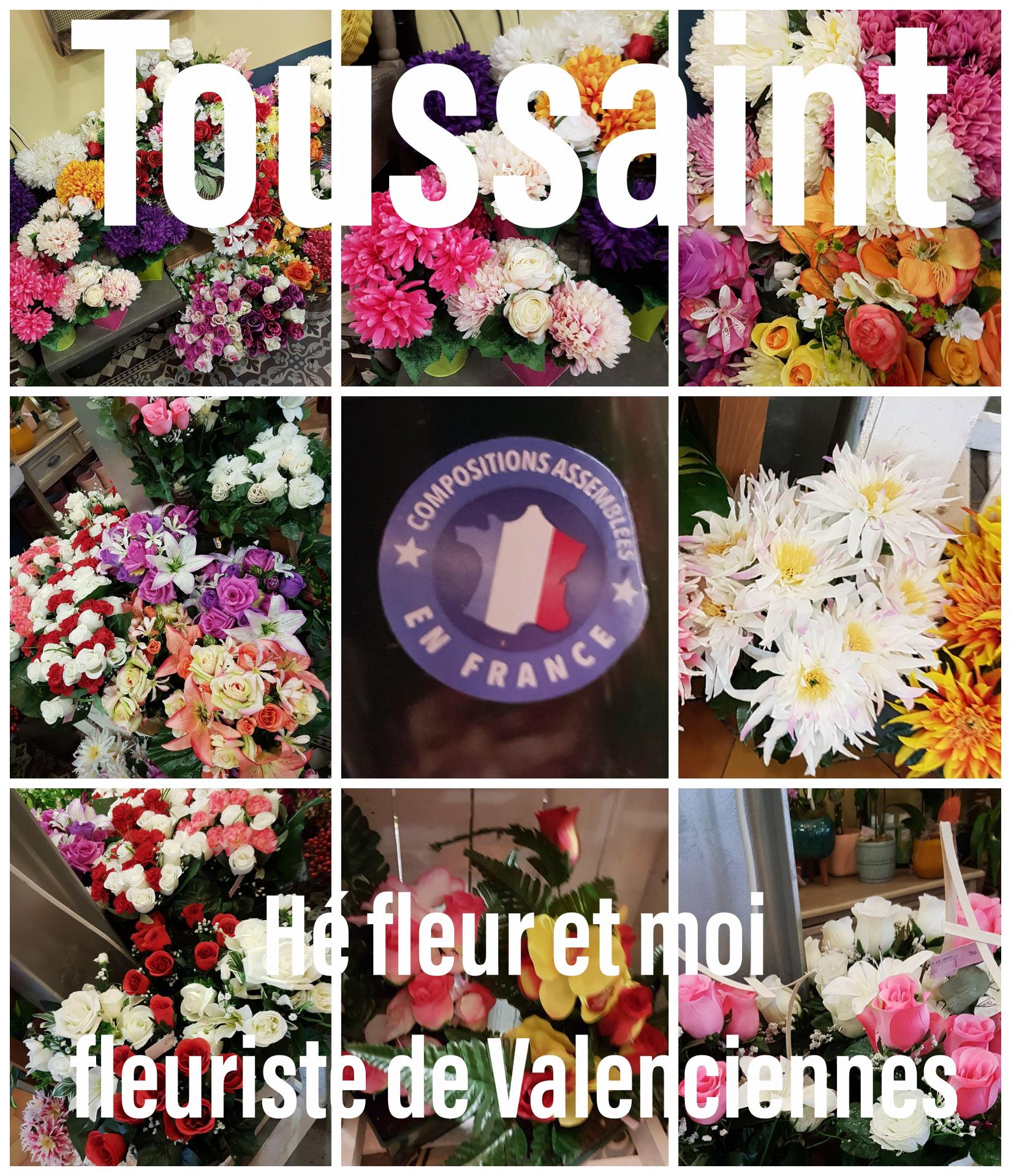 Fleurs artificielles Valenciennes Hé fleur et moi fleuriste de Valenciennes Toussaint