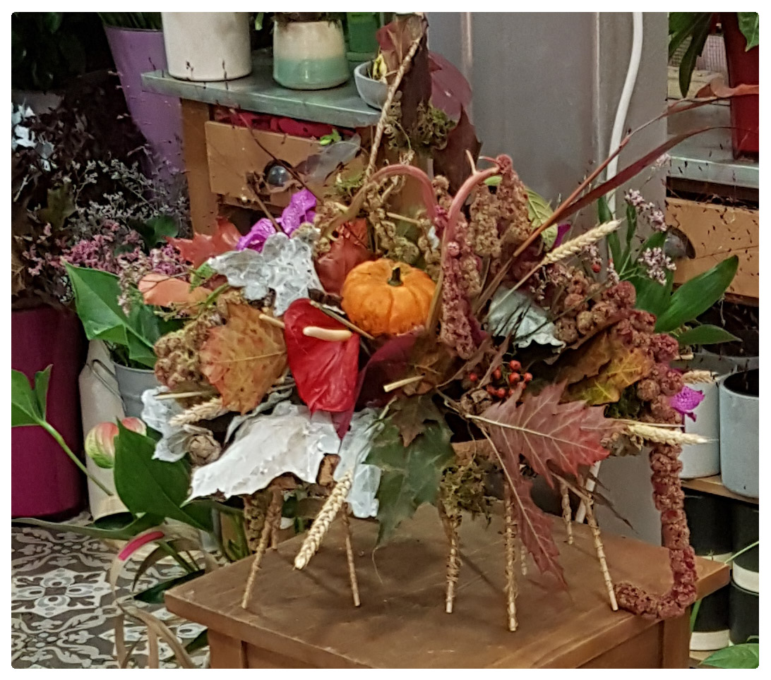 fleuriste Valenciennes a découvrir chez hé fleur et moi art floral decor d'automne