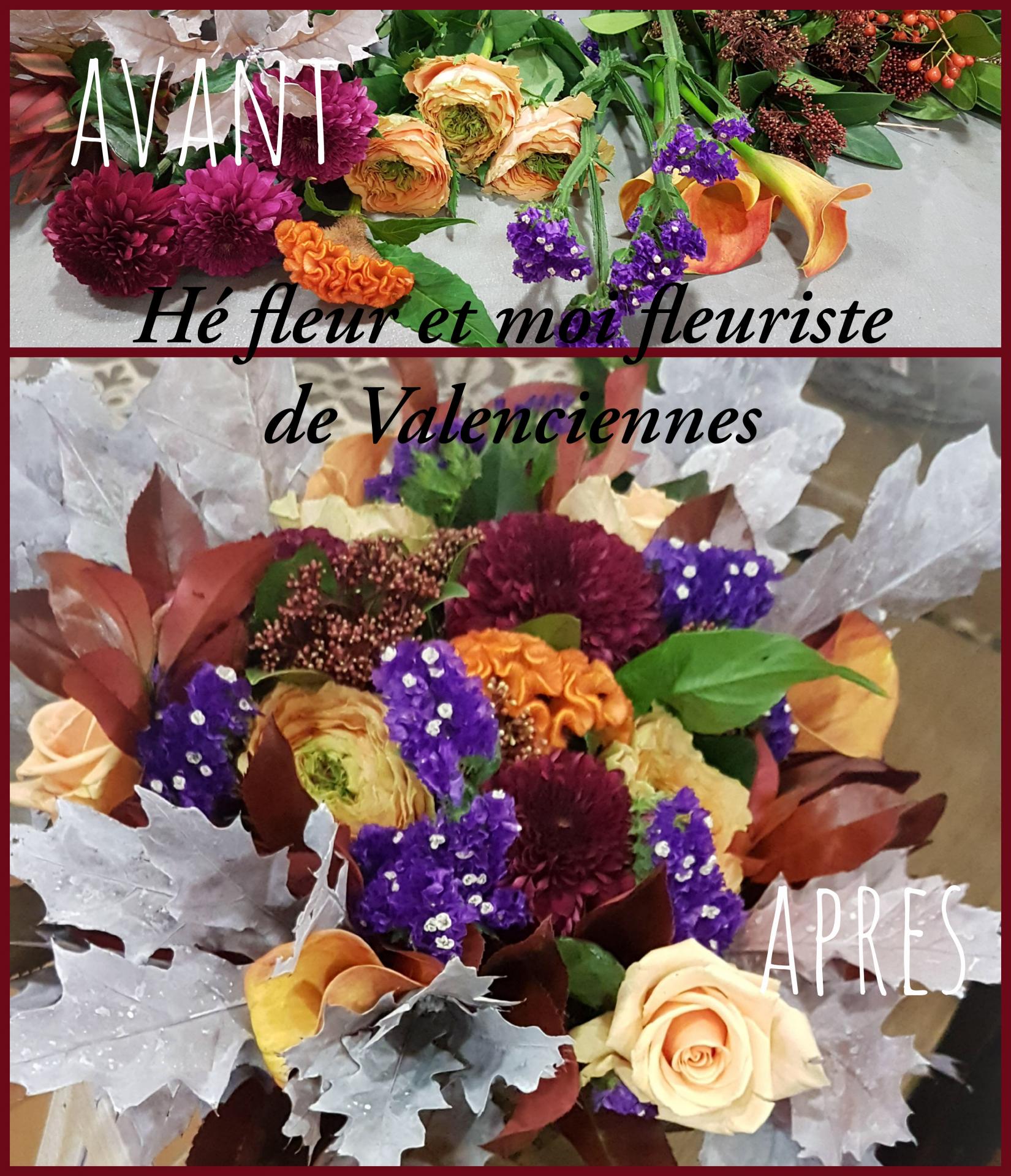 fleuriste de Valenciennes hé fleur et moi bouquet