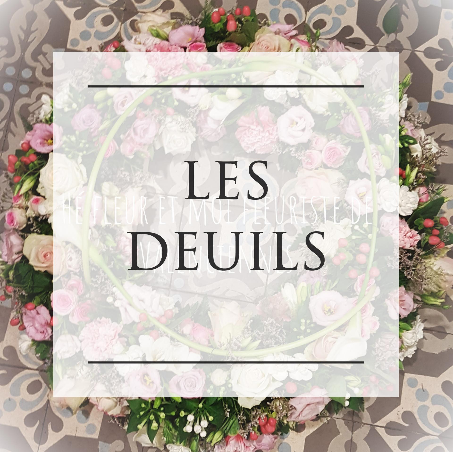 fleurs gerbe deuil fleuriste Valenciennes Hé fleur et moi livraison gratuite