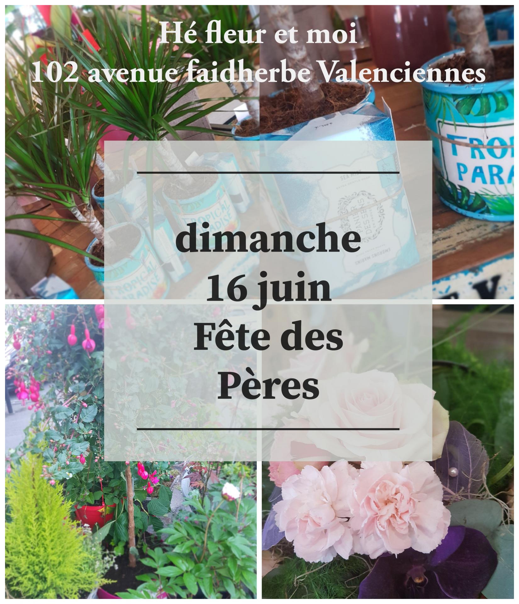 Fete des pères chez hé fleur et moi fleuriste de Valenciennes bouquet