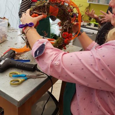 Cours d'art floral par Hé fleur et moi fleuriste de Valenciennes nord